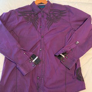 Roar Men's Embroidered Shirt - XL